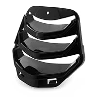 HEINMO Für Ves' GTS GTV HPE Super 125 250 300 2023 2024 Hornabdeckung Inlay -Krawattengrill Schnalle Abdeckung ABS Verkleidung Zubehör (Gloss Black)