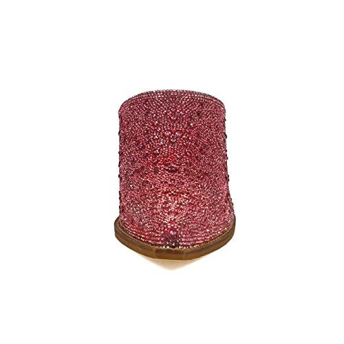 Arider Aridergirl Sweet Women's Rhinestone Crystal Western Mules (Pink, 7) #TOP1