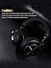 Bluedio T5 Active Noise Cancelling Headphones Over Ear Wireless Bluetooth Headphones with Mic Portable Stereo Headsets for Cell Phones Travel Work(Black)