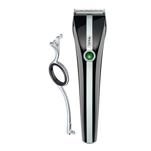 Wahl Professional Animal Motion Pet, Dog, Cat, and Horse Corded / Cordless Clipper Kit (#41885-0435), Black and Silver