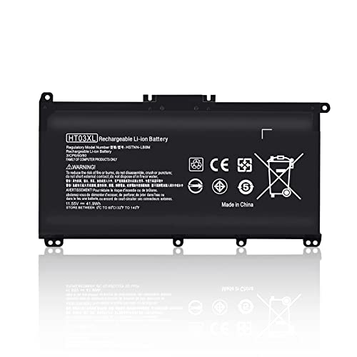 HT03XL - Batería para portátil HP Pavilion 14-CE 14-CF 14-DF 15-CS 15-CW 15-DA 15-DB 15-DW 17-CA Cover