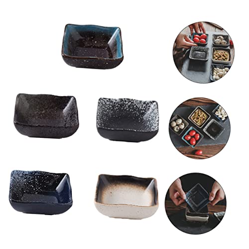 Set 5 platos de cerámica estilo japonés para sushi miniatura 4