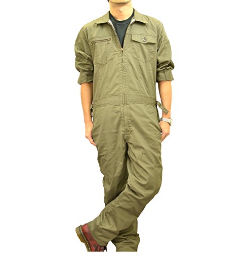 GRACE ENGINEERS グレースエンジニアーズ GE-517 長袖ツナギ 10 オリーフ M