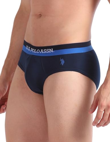 Image of U.S. Polo ASSN. Mens OEB02 Elasticized Waist Underwear Briefs - Pack of 2