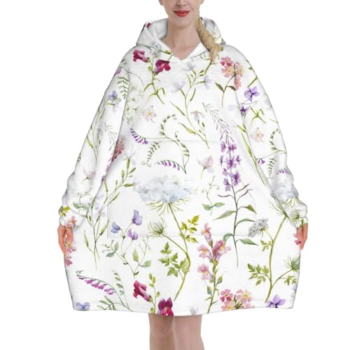 Sweat à capuche en flanelle style couverture pour ne plus jamais avoir froid