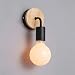 YUENSLIGHTING 2 Piezas Loft negro lámpara de pared Simplicidad E27 LED de...