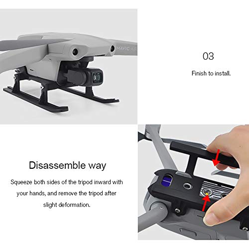 Trem de pouso estendido, Entweg Substituição para DJI Mavic Air 2 trem de pouso estendido proteger z