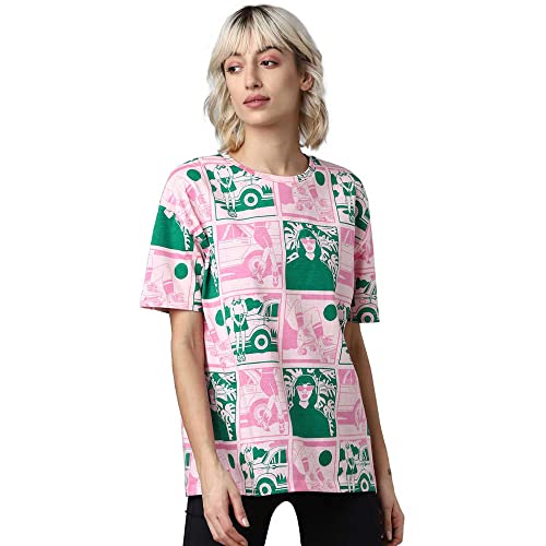 Image of ONLY Women Printed Cotton T-Shirt