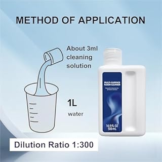 Soluzione for la pulizia dei pavimenti multi-superficie, compatibile con Dreame H12 Dual/ H12 Pro Ultra/ H12S/ H14/ H14 Pro/H14 AE/ H15 Mix/ H15S/ H15 Pro/ H15 Pro Heat /G10 Pro(1 bottle)