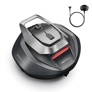 Ultenic Pooleco 10 Poolroboter, Poolroboter Akku mit Dual Motoren, 90Min Laufzeit, 80㎡ Reinigungsbereich, Automatisches Parken, Geeignet für Verschiedene Schwimmbecken