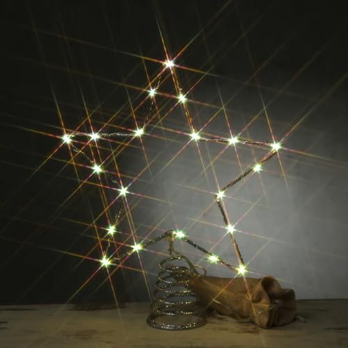 LED Weihnachtsbaumspitze Stern Christbaumspitze Tannenbaumspitze...