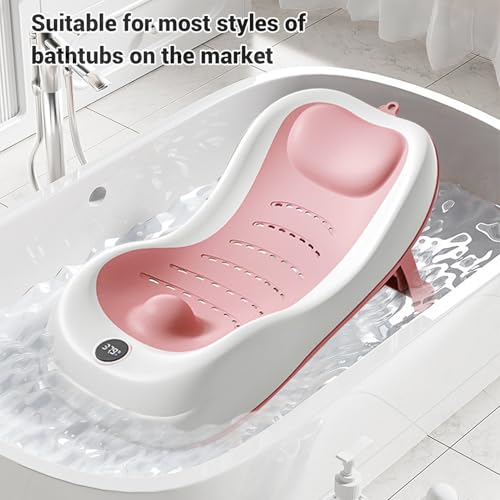 Bain pour bébé avec thermomètre et support antidérapant évier souple - 3
