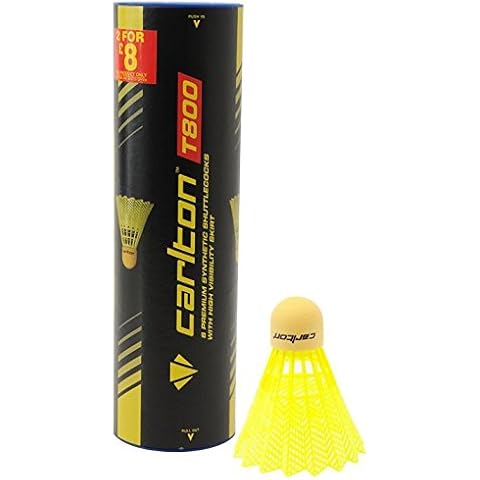 Carlton T800 Unisex Shuttlecocks Pack of 6 Cover