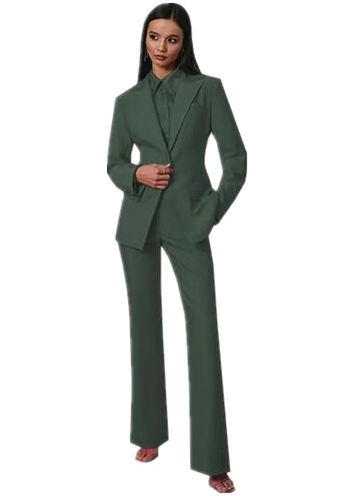 Business Suits for Women Womens Tuxedo Womens 2 Piece Outfits Suit Set Casual Outfits Dressy Wedding