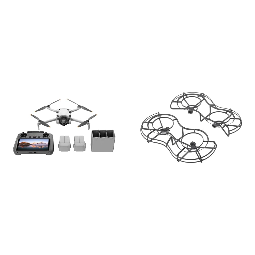 DJI Mini 4 Pro Drone Standard Combo Set, RC-2 Included, DJI Mini 4 Pro 360° Propeller Guards