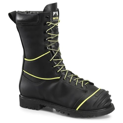 MATTERHORN Klondike 10" Met Guard Steel Toe Mens Combat Boots - Durable, Slip-Resistant, Shock-Absorbing, Waterproof2