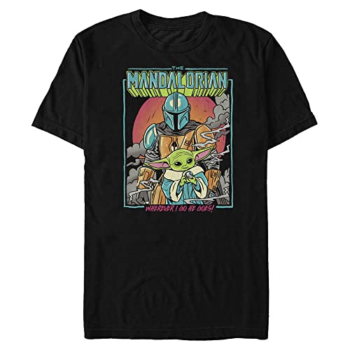 Star Wars He Goes t-shirt homme anti-déformation col rond confortable