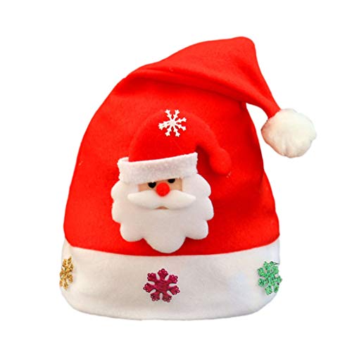 Preisvergleich Produktbild Heetey Weihnachtsschmuck Warme Geschenke Neue Weihnachtsmützen Erwachsene Kinder Weihnachtsmützen Weihnachtsdekoration liefert für Kinder Erwachsenen Weihnachtsmütze
