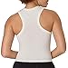 Hanes Women's Originals Racerback Crop Tank, 2-Pack, Comfywear Supersoft Rib Cropped Tank Top Loungewear Pack