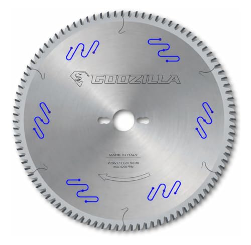 Lame circulaire Diamètre 300 Trou 30 mm Z96 pour coupe de précision panneaux bois, massif, multicouche et stratifié- GodzillaBits - Fabriqué en Italie