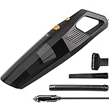 Car Vacuum,DC 12V 120W High Power 7000PA Strong Suction Portable Handheld Auto Vacuum Cleaner for Car with LED Light,Wet and Dry Use,Quick Cleaning