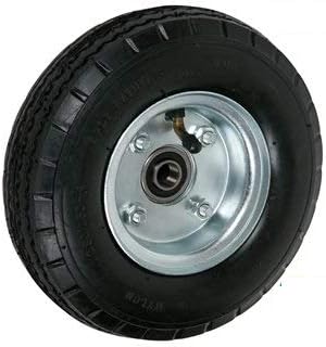 CasterHQ 8" X 2.5" - 2-1/4" OFFSET HUB FLAT FREE HAND TRUCK WHEEL - 450 LB CAP - Bore Size 5/8" - Commercial/Industrial Application Equipment - Puncture Proof