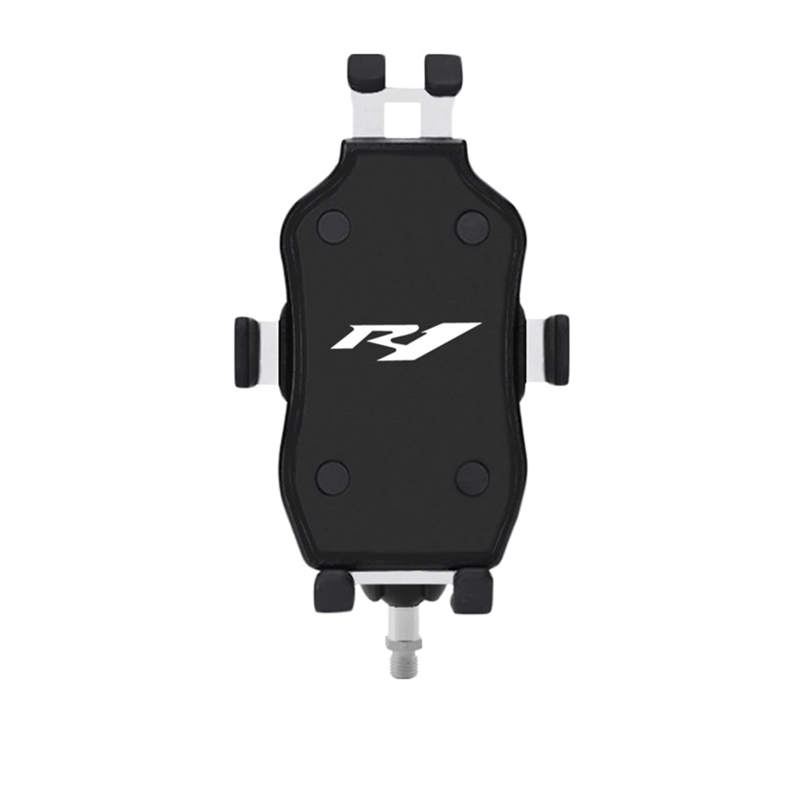 Dla Yamaha YZFR1 YZF R6 YZFR6 YZF R125 YZFR15 R25 YZF R3 YZF R25 Motocykl Poprzeczka Kierownica Dźwignia Równowagi (Kolor : Silver Phone Stand, Rozmiar : 1)