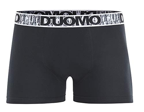 Kit 2 Boxer Liso, Duomo, Meninos, Preto/Branco, M