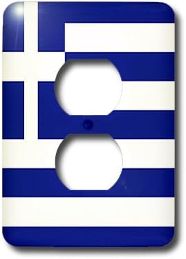 3dRose Greek Flag 2 plug outlet cover image 3