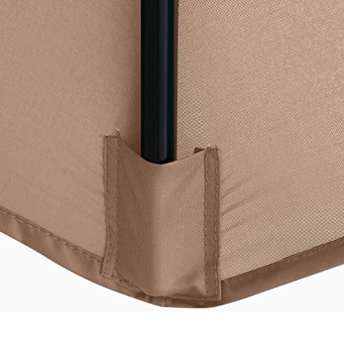 9Ft Round Patio Umbrella Surface Sun Umbrella For Garden Yard Picnic Outdoor Replaceable Umbrella Surface #TOP4