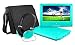 Ematic Portable DVD Player with 9-inch LDC Swivel Screen, Travel Bag and Headphones, Teal