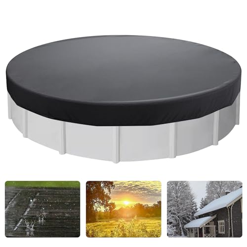 Cobertor redondo de piscina 10 ft con accesorios miniatura 2