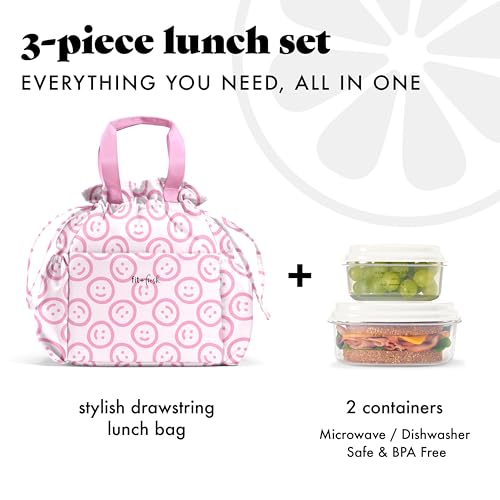 Fit & Fresh Lunch Bag Set with 2 Containers - 65% Off