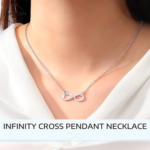 Pendentif Croix Infini à porter au quotidien pour femme et fille