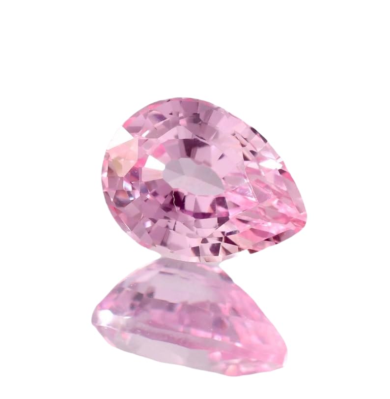 Morganite naturelle poire 9x12mm pour création de bijoux uniques
