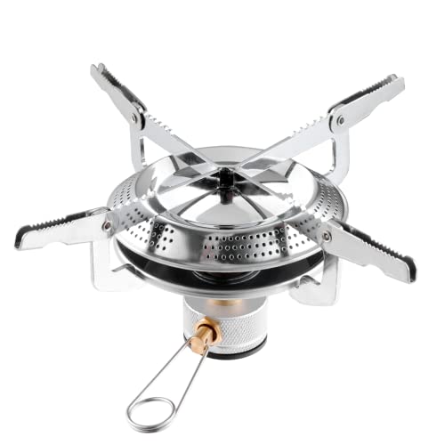 yeesport Outdoor Backpacking Stove Portable: Aluminum Camping Stove Burner Hiking Stove Cover