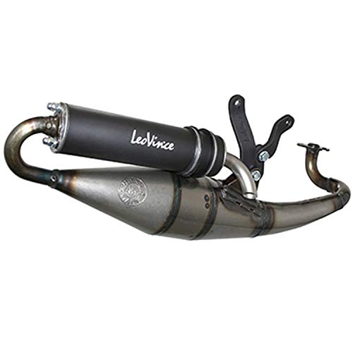 POT SCOOT LEOVINCE TT BLACK PEUGEOT 50 LUDIX