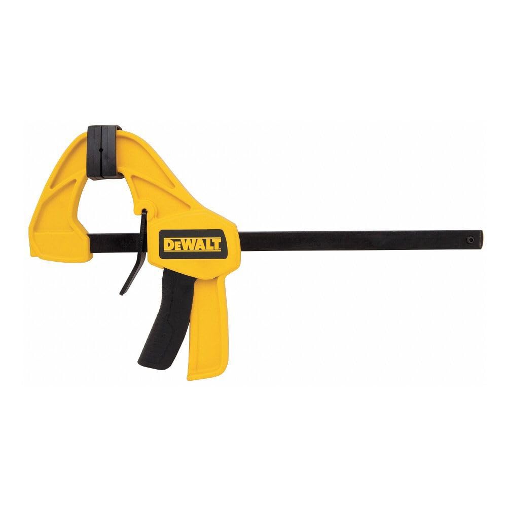 DeWalt DWHT83149 6" Tough Nylon Body One-Handed Medium Trigger Clamp, 2-Pack, Yellow - Image 3