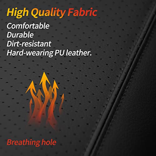 Maxcom Pu Leather Car Seat Cushion With Full Back And Seat #TOP3