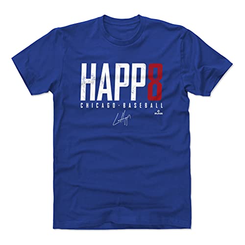 500 LEVEL Ian Happ Shirt (Cotton, Medium, Royal Blue) - Ian Happ Chicago C Elite WHT