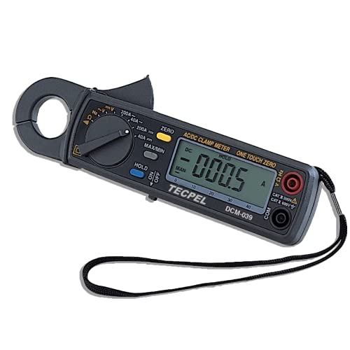 TECPEL DCM-039 AC/DC 200A Clamp Meter 10mA high Resolution on 40A DC/AC Range