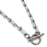 [silver KYASYA]チェーンネックレス レディース ゴールド シルバー 馬蹄 ホースシュー 18K GP K18 ステンレス マンテル 金属アレルギー対応 40cm 45cm 50cm 60cm 女性(シルバー 50cm)
