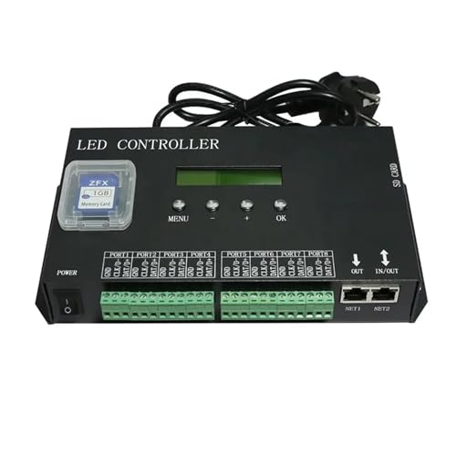 H807SA Rg[ Madrix 8 |[g Artnet  SPI sNZRg[ MAX 8192 sNZɓK WS2811 WS2812 WS2812b WS2815 LED CgXgbv(UK plug)