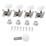 jojofuny バンジョーチューニングペグ 銀色 迅速 強耐久ギターマシンパーツ 高精弦固定 バンジョー用交換キー