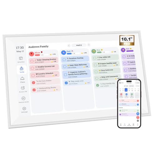 VBESTLIFE 10.1 �C���` WiFi �f�W�^�� �J�����_�[�A1080P HD �^�b�`�X�N���[�� �E�H�[�� �v�����i�[�A�Ƒ��̃X�P�W���[���ƃz�[�������̂��߂̃A�v�� �R���g���t�� (�č��v���O)