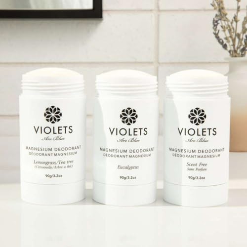 Desodorante Magnesium Violets Are Blue 3.2oz Eucalyptus miniatura 5