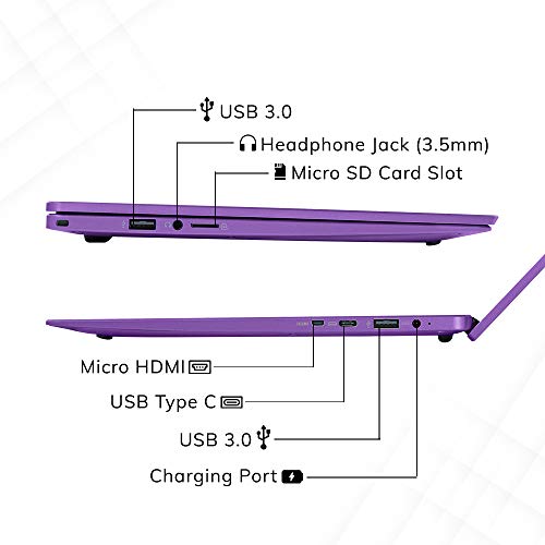 Image of AVITA LIBER V14 NS14A8INF561-AP 14-inch Laptop (Core i5-10210U /8GB /512GB SSD /FHD Display /Windows 10 Home /Intel UHD Graphics 620), Avita Purple
