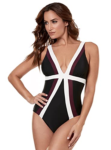 Miraclesuit Women's Swimwear Spectra Trilogy Soft Cup Tummy Control One Piece Swimsuit