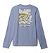 Columbia Youth Boys Terminal Tackle PFG Fish Shine Long Sleeve, New Moon, Large
