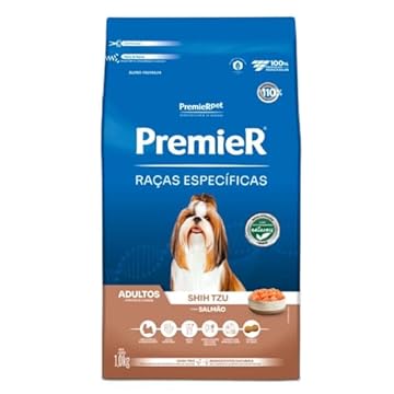 Ração Premier Pet para Cães Adultos Shih Tzu sabor Salmão - 2,5kg